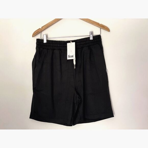 FEAT Mens Blanket Blend Athletic Shorts Size 2XL Black Active New with tag - Picture 13 of 13